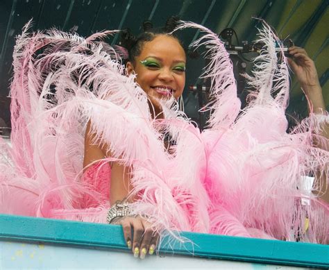 rihanna bending over|Rihanna Stuns at 2024 Crop Over Festival with Dazzling Costume ...